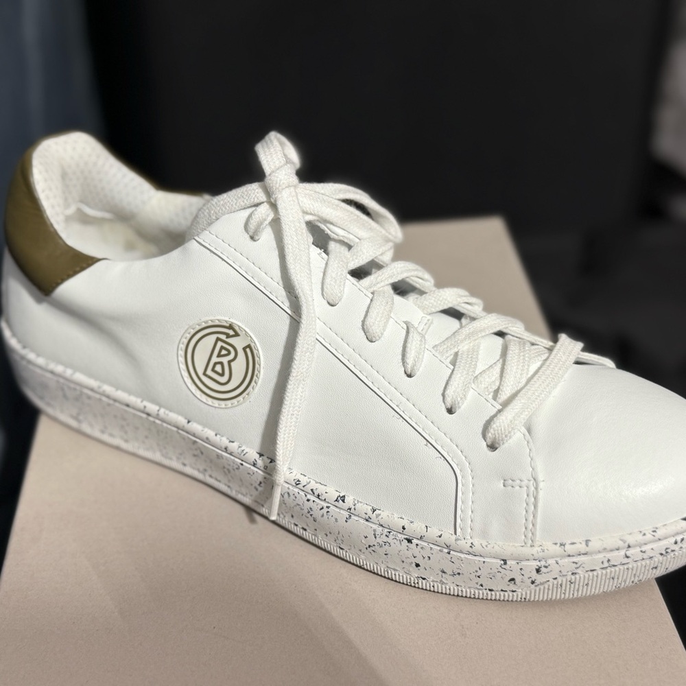 Bogner MALMOE White and Olive Sneakers